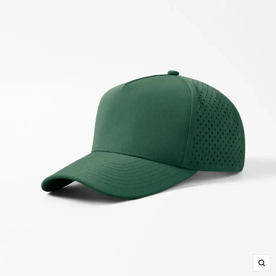 Blank Perforated 5 Panel Performance Snapback Golf Hat Wholesale - 6526 (Recycled)