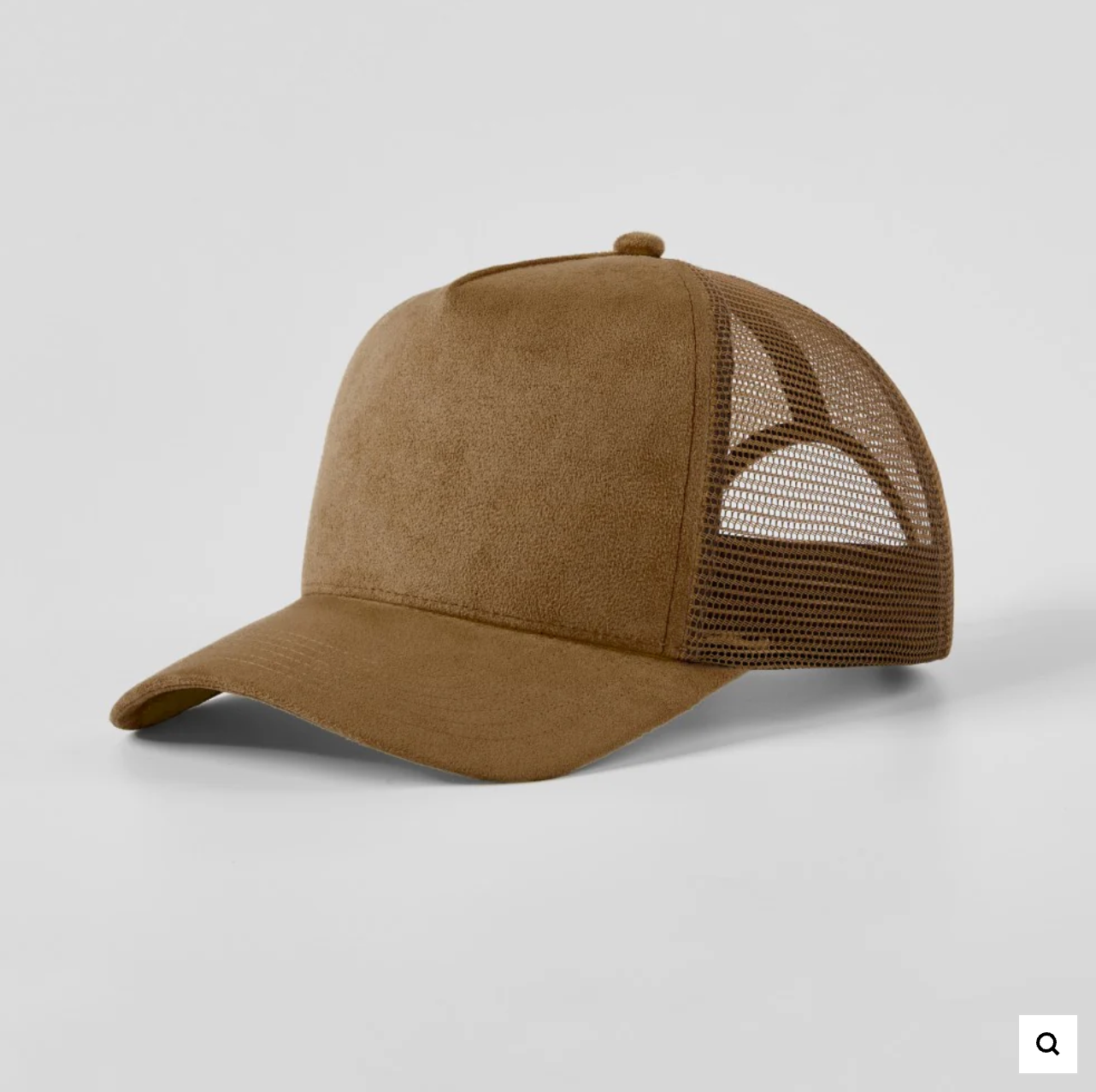 Blank 5 Panel Suede Trucker Hats Wholesale - 6710