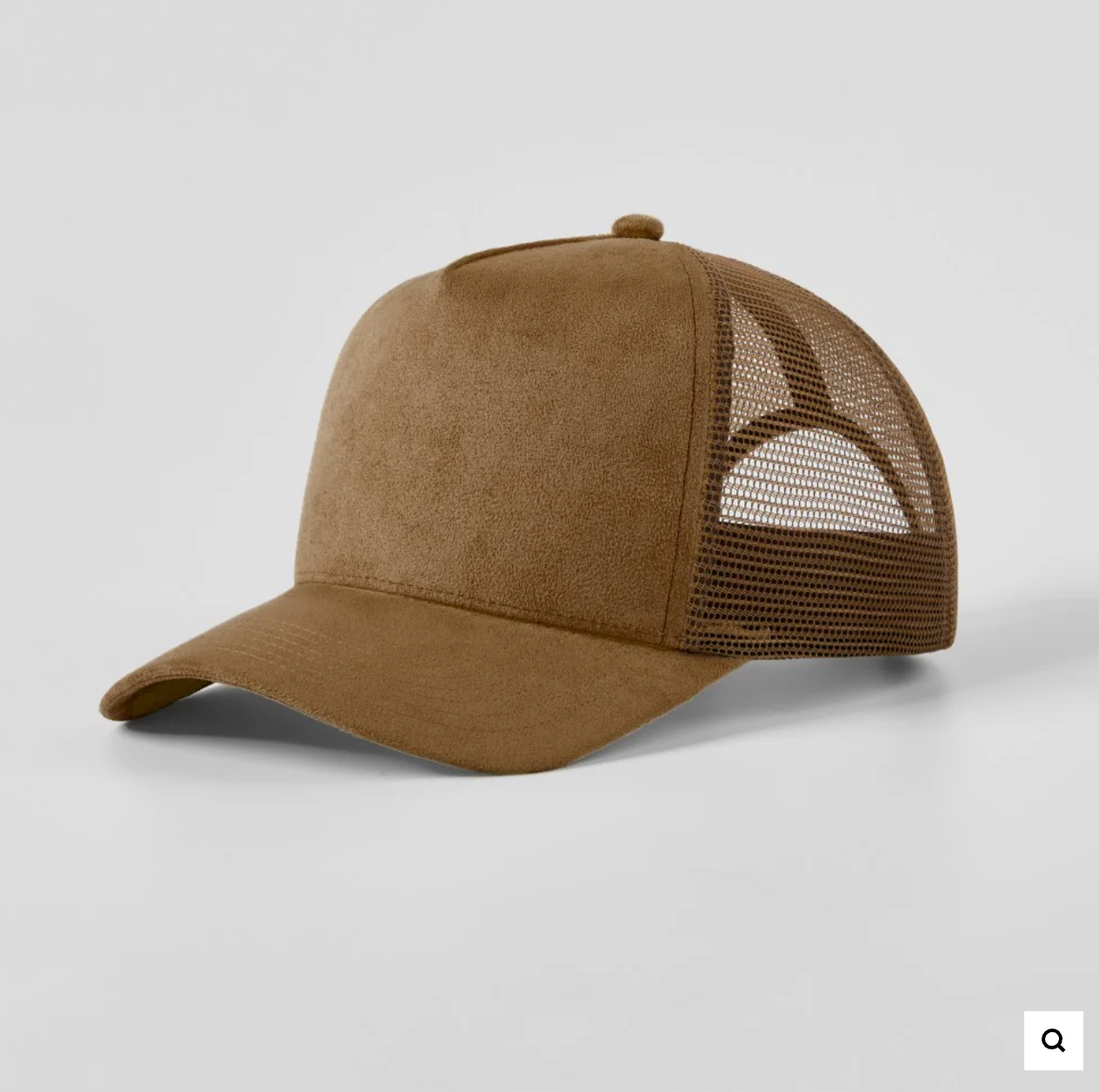 Blank 5 Panel Suede Trucker Hats Wholesale - 6710