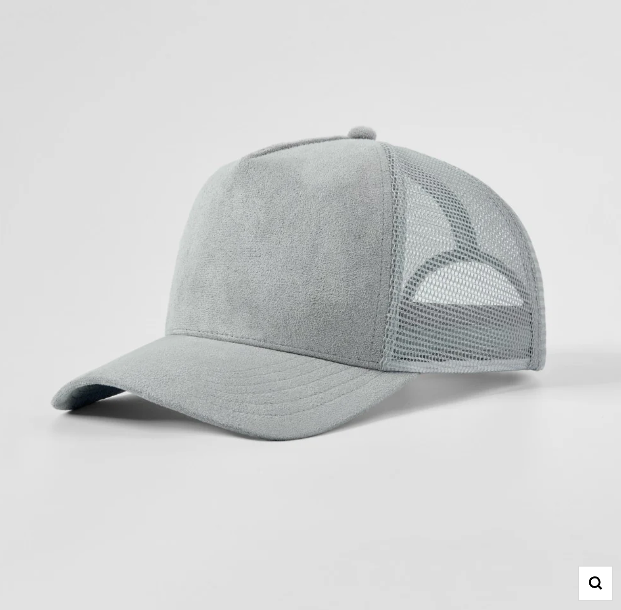 Blank 5 Panel Suede Trucker Hats Wholesale - 6710
