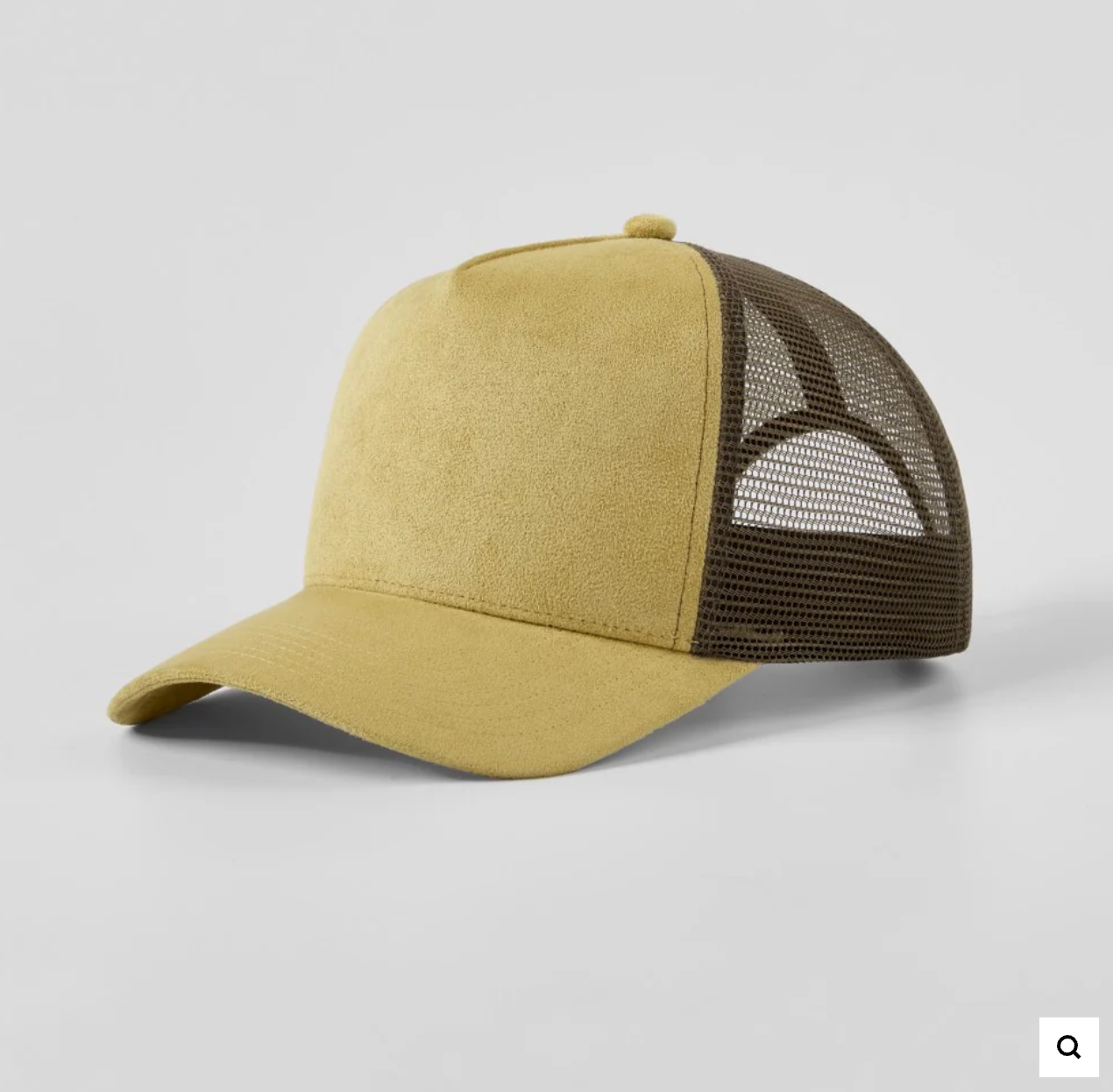 Blank 5 Panel Suede Trucker Hats Wholesale - 6710