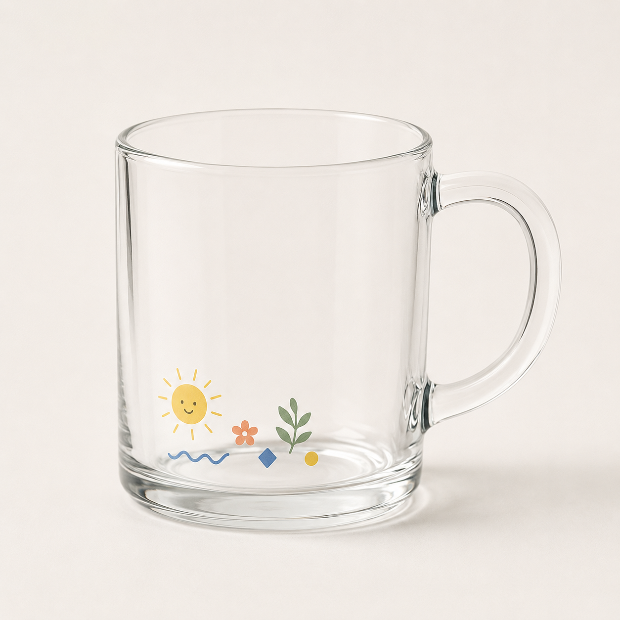 Sunny Garden DIY Glass Mug