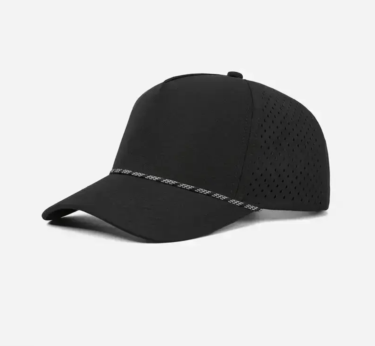 Blank & Custom 5 Panel Laser Performance Golf Rope Hat Wholesale - 6526P