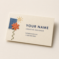 Bloom Stitch Custom Business Card